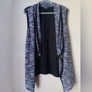 ALYX Gray & Black Women's Cardigan Sleeveless Patterned Size 1X